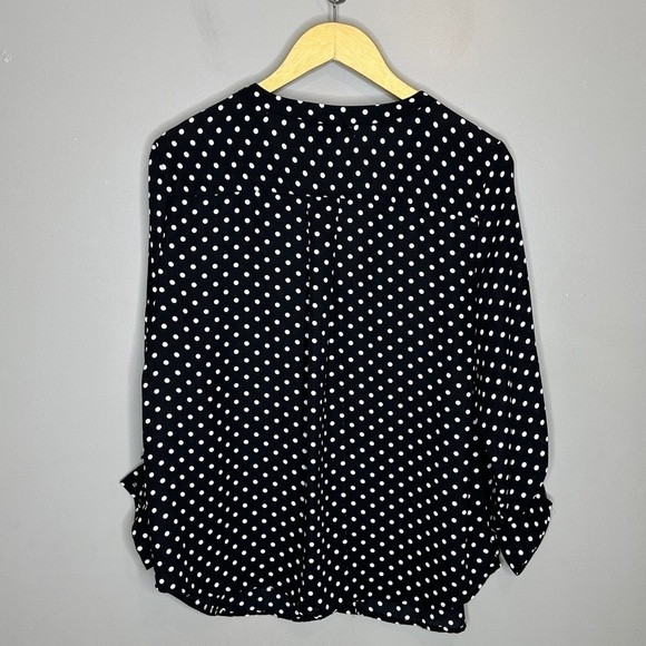 Robert Louis Polka dot long sleeve blouse - Picture 2 of 5